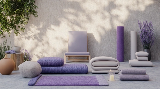 Спеціальне обладнання для практики йоги - блоки, ремені, болстери